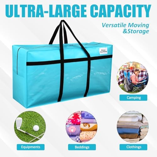 Windyun 4 Pack 57 Gallon Extra Large Moving Bags XXL Heavy Duty Storage Bag - Image 4