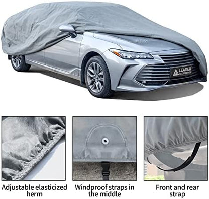 Leader Accessories Sedan Car Covers All-Weather, Fits Sedans 229"-265" - Image 2