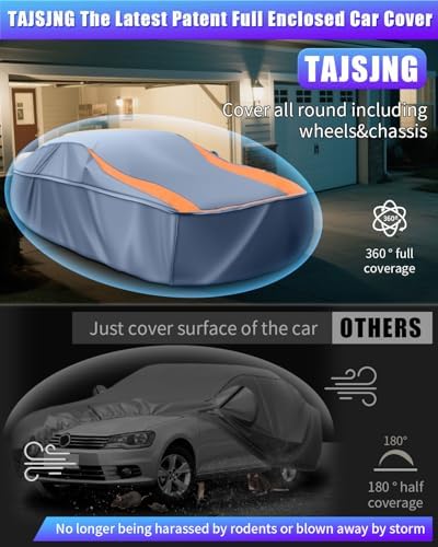 Full Enclosed Truck Cover Waterproof All Weather fit Length 240-253 inches - Image 2
