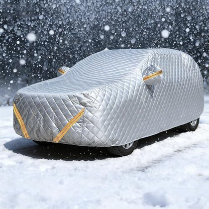 Hailproof Car Cover for Chery Arrizo GX Sedan 2018-2021, Thickened Car Protective Cover, Waterproof, Dustproof, Scratch-Resistant, Rainproof, Sun-Protective, Suitable for All Seasons by LQHZWYC