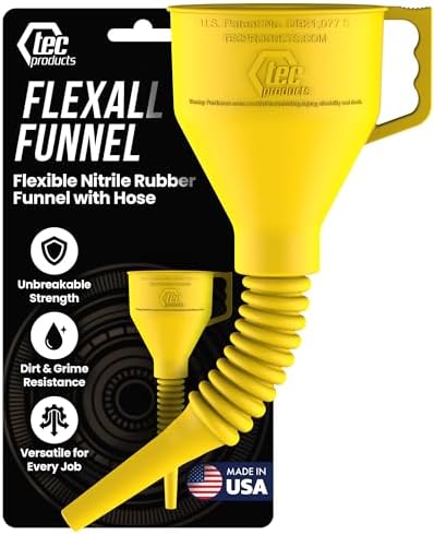 TEC Products FlexAll Long Flexible Oil Change Funnels for Automotive Use by TECProducts