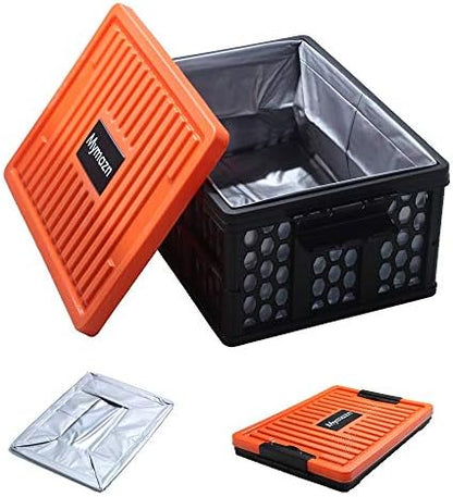 Mymazn Trunk Organizer Plastic for Car, Orange by Mymazn