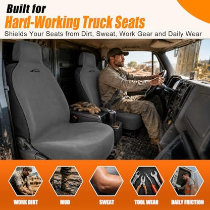 Seat Covers for Trucks, Waterproof Towel Seat Protectors, 1 Pack - Image 7