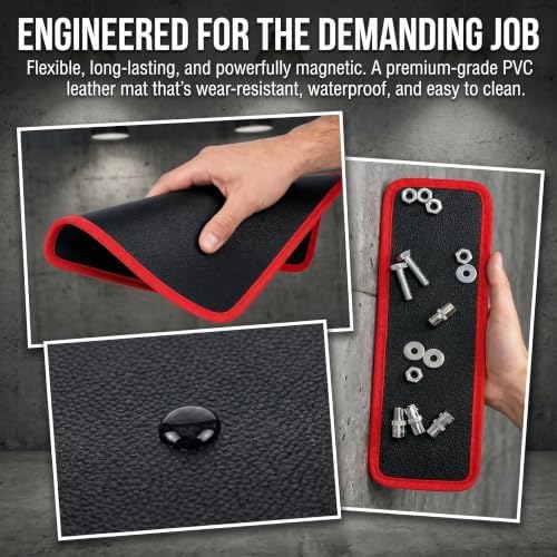 3 Pack Foldable Magnetic Tool Mat Tray Set - Image 6