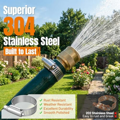 Housolution 250 PCS Pipe Clamps from 1/4" to 2.5" (6-63mm) with Clamp Tool - Image 4