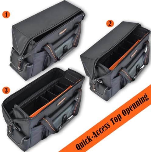 WELKINLAND 25-Pocket Electrician Tool Bag & Small Tool Bag Set, Tech Bag - Image 5