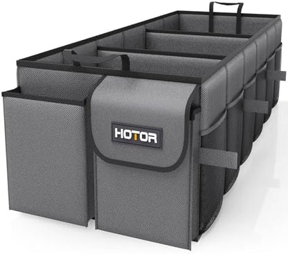 HOTOR Trunk Organizer - Foldable Car Organizer for SUVs & Sedans Storage by HOTOR