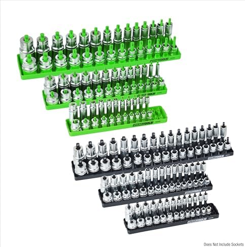 OEMTOOLS 22233 6-Pc SAE & Metric Socket Tray Set for Sizes 1/4", 3/8”, 1/2" - Image 2