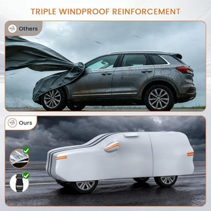 10 Layers Waterproof SUV Car Cover Custom for Crosstrek/XV 2013-2026 - Image 6