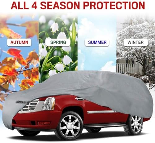 Motor Trend 4-Layer 4-Season Auto (Waterproof Outdoor UV Protection for Heavy Duty Use Full Car Cover for Vans, Suvs, Crossovers up to 210") - Image 2