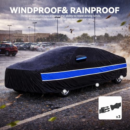 Car Cover Custom Fit Miata MX-5,10-Layer Car Cover Waterproof All Weather - Image 4