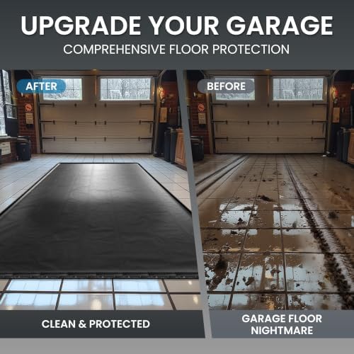 7'9" x 14' Garage Floor Mat, 610GSM PVC Containment Mat for Cars - Image 5