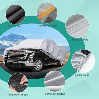 GUNHYI 6 Layer Pickup Truck Cover Waterproof All Weather(Up to 248 inch) - Image 5