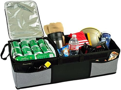 Picnic at Ascot - Heavy Duty Trunk Organizer - No Slide Rigid Base -70 LB Capacity - 30" x 15" - Black - Pack of 2 - Image 2