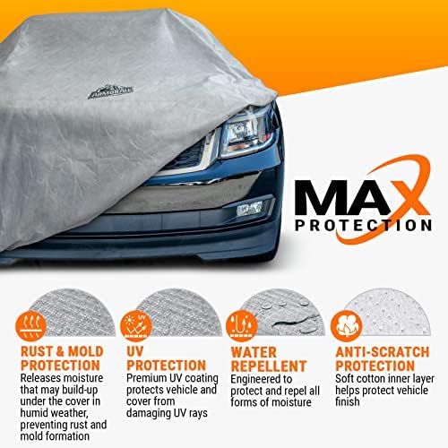 Armor All Car Cover Waterproof All Weather Heavy Duty SUV or CUV up to 229" - Image 3