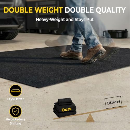 2-Pack Golener Oil Spill Mat - Garage Floor Mat, Absorbent Oil Pad, Premium Maintenance Mat, Waterproof, Contain Liquid, Protect Garage Surface from Spill & Stain, Reusable, Washable, Durable, 29”x36” - Image 5