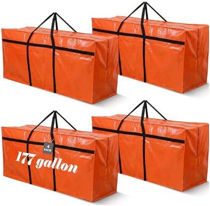 Windyun 4 Pcs 177 Gallon Extra Large Moving Bags XXL Heavy Duty Storage Bag by Windyun