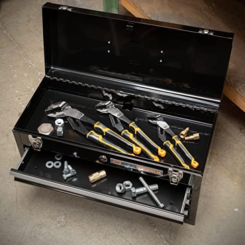 GEARWRENCH 8", 10”, & 12” PITBULL K9 Straight Jaw Dual Material Tongue and Groove Pliers Set - 82205CAZ - Image 7