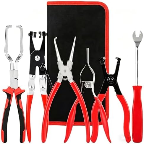 6PCS Hose Clamp Pliers Set,Hose Clamp tool kit by Kryztlyn