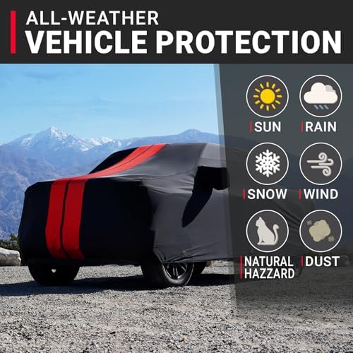 iCarCover Car Cover All Weather for 2000-2026 Frontier Crew Cab, 6.1 ft - Image 2