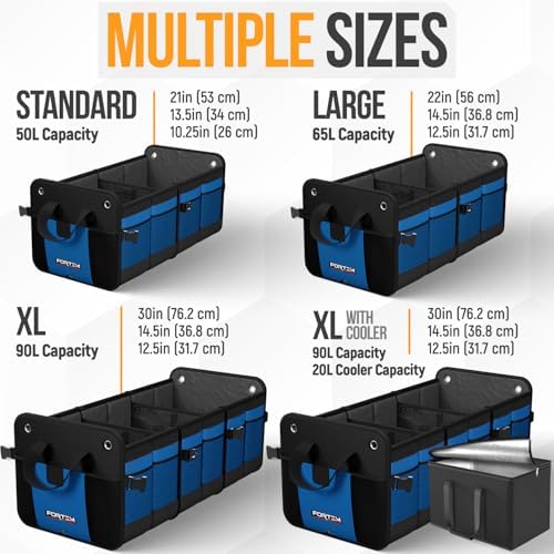 FORTEM Trunk Organizer - Collapsible Car Organizer & Storage Bag for SUVs - Image 4