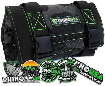 Rhino USA Tool Bag Roll - Heavy Duty Canvas Organizer for Tools by RhinoUSAInc