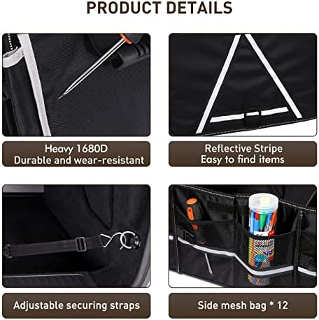 HIRALIY 4-in-1 Car Trunk Organizer with Leakproof Cooler Bag - Image 5