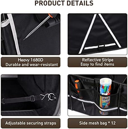 HIRALIY 4-in-1 Car Trunk Organizer with Leakproof Cooler Bag - Image 5