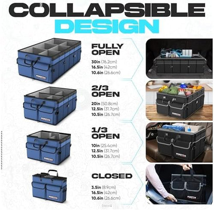 FORTEM Trunk Organizer - Foldable Car Organizer & Storage for SUVs & Trucks - Image 6