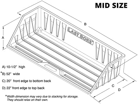 Last Boks Mid Size Truck Bed, Cargo Box Organizer, Slides Out onto Your Tailgate for Easy Access to Load or Unload Your Cargo, Truck Accessories Stores and Protects Your Cargo and Your Truck - Image 5