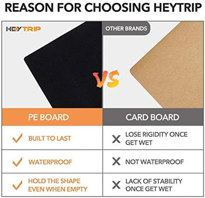 HEYTRIP Large Trunk Organizer With Built-in Leakproof Cooler Bag, 2 Tie-Down Straps, 4 Removable Dividers, Foldable Cover, Built with 2mm PE Board - Image 3