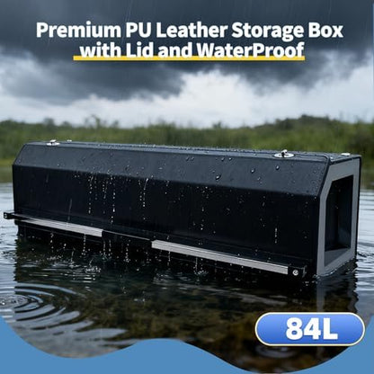 Trunk Organizer for SUV, Leather Car Organizers and Storage With Lid - Image 6