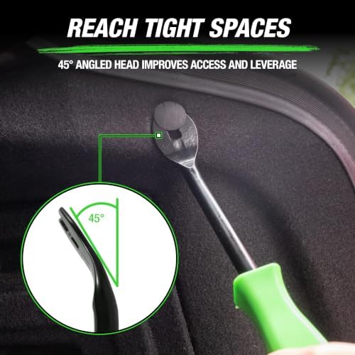 OEMTOOLS 25313 Door Trim Removal Tool, Steel Trim Tool for Door Panels - Image 4