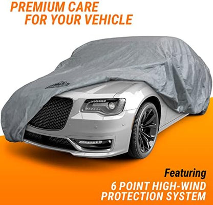 Armor All Car Cover Waterproof All Weather Heavy Duty, Sedan up to 228" - Image 2