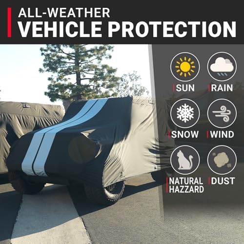 iCarCover Premium All Weather Waterproof Automobile Car Cover Protection - Image 2