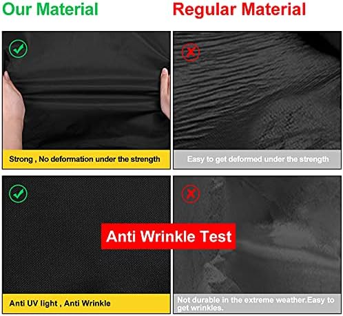 uxcell 3XXL Heavy-Duty Waterproof Car Cover with Mirror Pockets - Extra Large UV/Snow/Rain Resistant Cover for Van, RV, Oversized Vehicles - Image 6