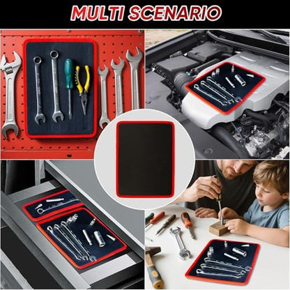 Magnetic Tool Mat Set, Wristband, Pickup Tool & Mirror for Auto Repair - Image 7