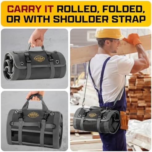 Ryker Personalized Tool Roll Organizer Customized with Name for Men, PRO-B - Image 5