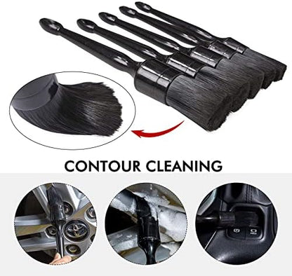 2-in-1 Detailing Brush & Spray Bottle Holder, Wall Mount Organizer Rack - Image 3