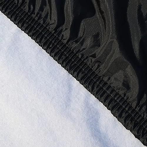 Car Cover Waterproof All Weather SUV - Coverado Black Car Cover Hail Protection with Zipper Door, Cotton Backing Snowproof UV Protection Windproof, Universal Fit for SUV (191"-205") - Image 4