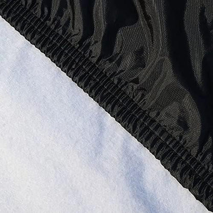 Car Cover Waterproof All Weather SUV - Coverado Black Car Cover Hail Protection with Zipper Door, Cotton Backing Snowproof UV Protection Windproof, Universal Fit for SUV (191"-205") - Image 4