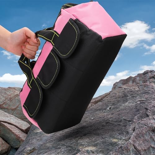 Sanwuta 3 Pack 16 Inch Tool Bags, Classic, Red, Pink, Light Purple - Image 5