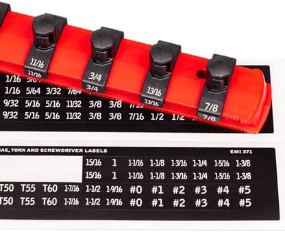 ERNST Socket Boss Combo 3-Pack Tool Organizer with Twist-Lock Technology, Red, Model 8510A – Secure Storage for Socket Wrench Sets - Made in USA - Image 6