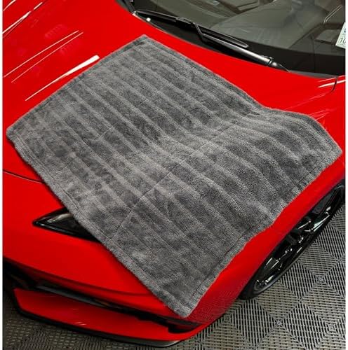 Thor The Weapon of Mass Drying (W.M.D) Premium Microfiber Drying Towel – Super Absorbent Dual-Pile Auto Detail Towel (Medium 20" x 24") Korean 1200 GSM Streak-Free Drying for Automobiles - 2 Pack - Image 4