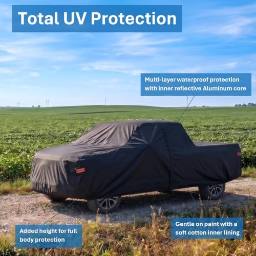 EzyShade Truck Cover Waterproof All Weather. See Truck Size-Chart. Black T5 - Image 5