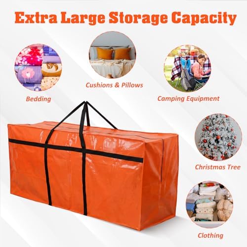 Windyun 4 Pcs 177 Gallon Extra Large Moving Bags XXL Heavy Duty Storage Bag - Image 4