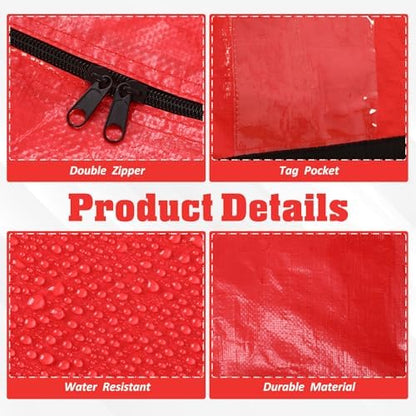 Windyun 4 Pcs 177 Gallon Extra Large Moving Bags XXL Heavy Duty Storage Bag - Image 3