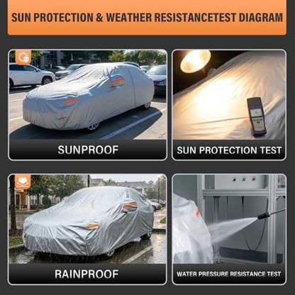 Kayme Station Wagon Car Cover See Vehicle Size Chart for Accurate Fit, H4 - Image 2