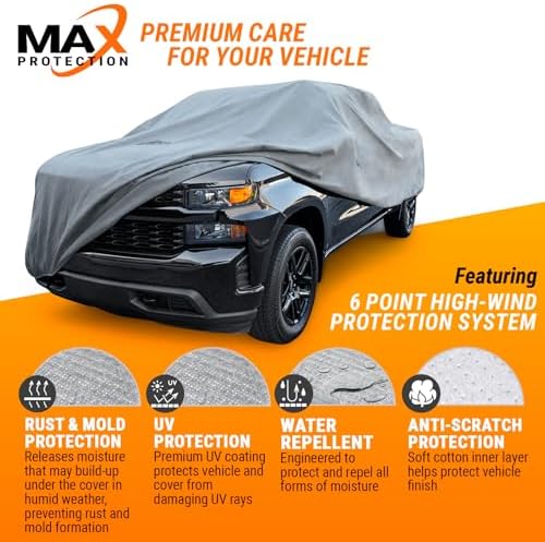 Armor All Car Cover Waterproof All Weather Heavy Duty Trucks from 205"-232" - Image 2