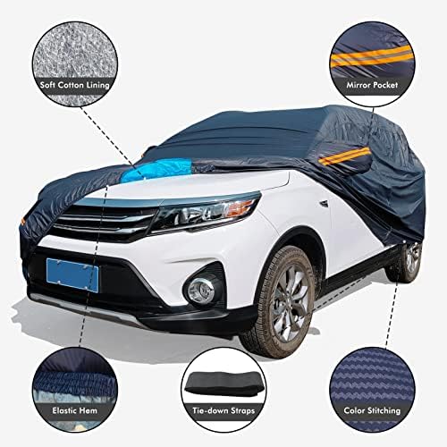 Car Cover Waterproof All Weather for SUV (185-190 inch) - Image 3